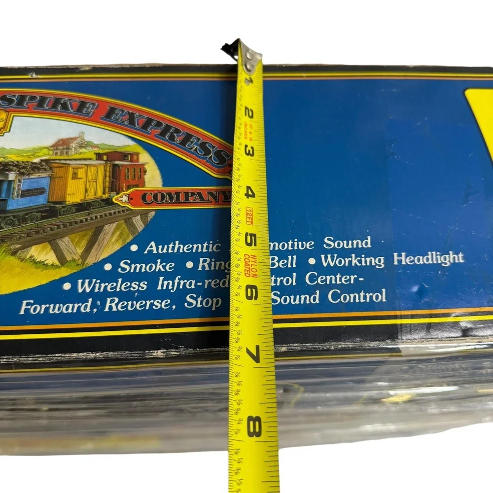 New Bright Great Iron Spike Express Train Set 3172 Wireless‎ Remote Vintage